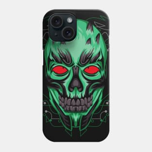 skull face mask Phone Case