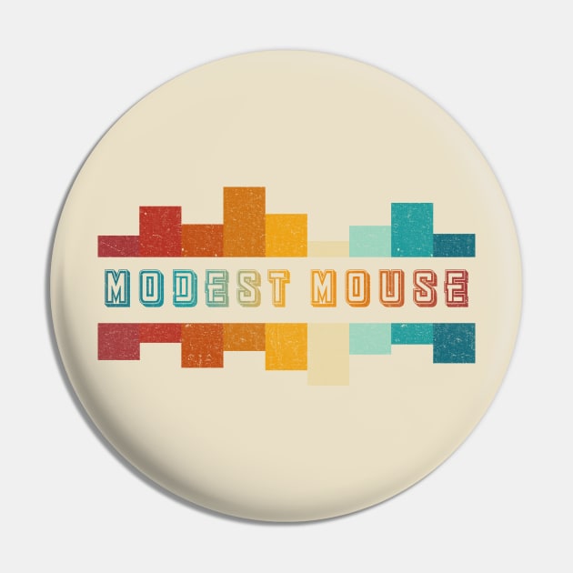 Modest Mouse Vintage Distressed Pin by MBAH MASEM