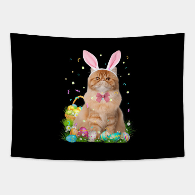 Cute Cat Easter Day Bunny Eggs Costume Gift Womens Girls Cute