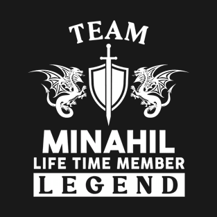 Minahil Name T Shirt - Minahil Life Time Member Legend Gift Item Tee T-Shirt