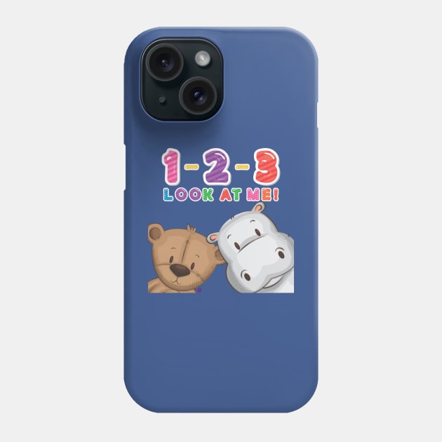 1-2-3 Look at Me! Phone Case by Mama_Baloos_Place