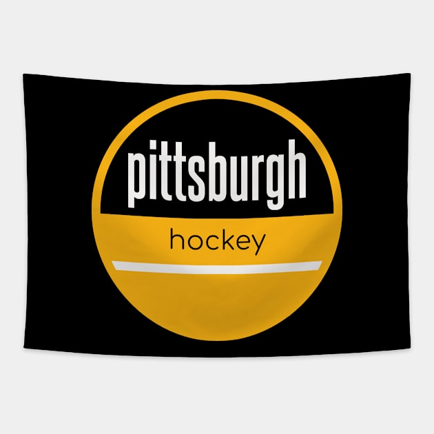 pittsburgh penguins hockey Tapestry by BVHstudio