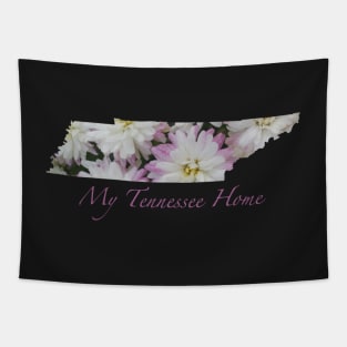 My Tennessee Home - Purple Mum Flowers Tapestry