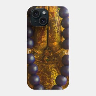 Meditation with buddhist rosary Phone Case