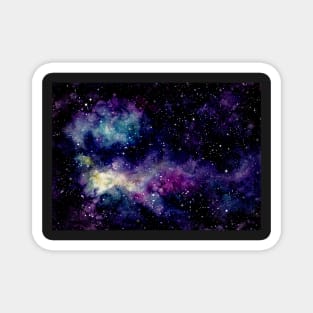 Watercolor Starry Sky Magnet