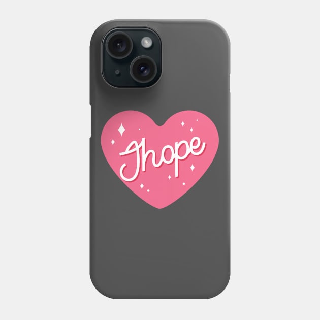 BTS Jhope name typography Phone Case by Oricca