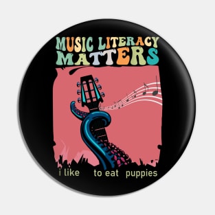 Music Literacy Matters I Like To Eat Puppies Pin