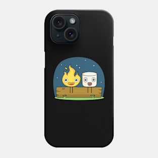 Campfire Friends. Campfire and Marshmallow. Phone Case