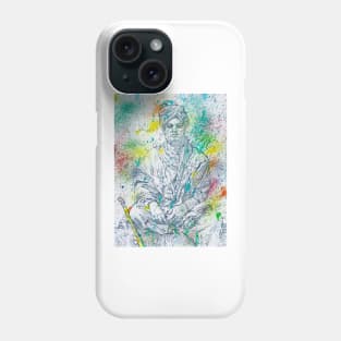 SWAMI VIVEKANANDA - watercolor portrait .3 Phone Case