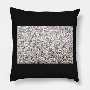 Leather texture closeup Pillow