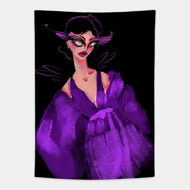 Fashion queen Tapestry by valentyna mohylei