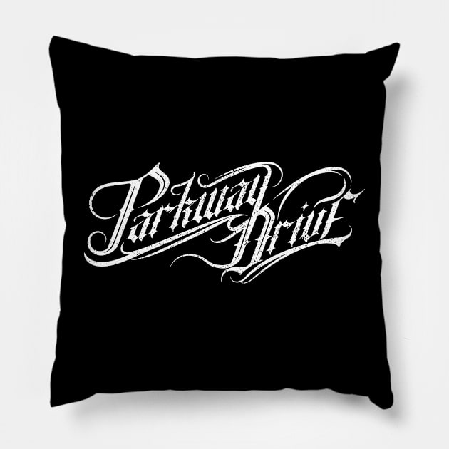 Parkway Drive Pillow by The Lisa Arts