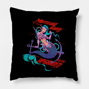 Cyberpunk Mermaid Pillow