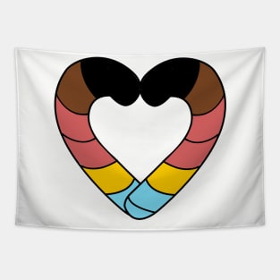 Candy Cane Pride Tapestry