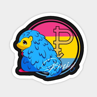 Pansexual Pangolin classic Magnet