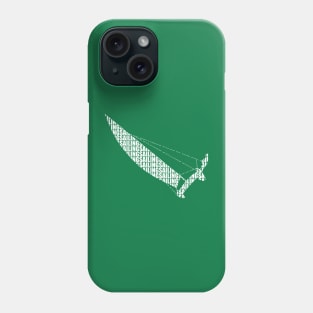 Letter catamaran Phone Case