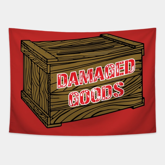 Damaged Goods Tapestry by SnarkSharks