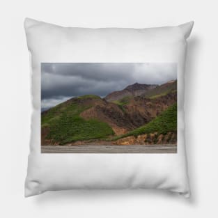 Hilly Terrain Alaska Pillow