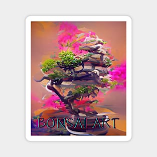 Bonsai Art, Colorful Algoart Magnet