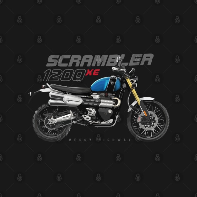 Triumph Scrambler 1200 XE 20 blue, sl by MessyHighway