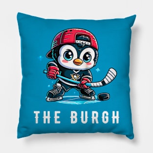 The burgh penguin hockey Pillow