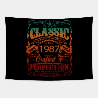 Vintage 1987 Limited Edition 37 Year old 37th Birthday Tapestry