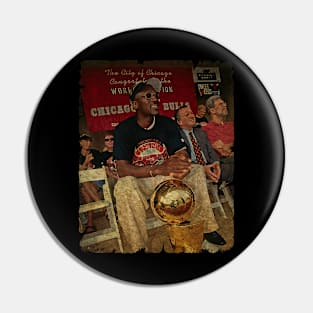 Michael Jordan, 1998 Chicago Bulls Championship Parade Pin