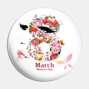 8th March  - Woman Empowerment  - IWD Pin