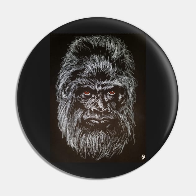 Sasquatch: Chensapa (Black Tree) Pin by SandiaOFC