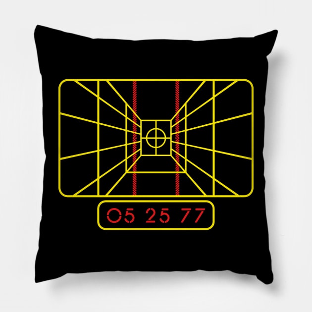 X-Wing Targeting Computer Display Pillow by Chairboy