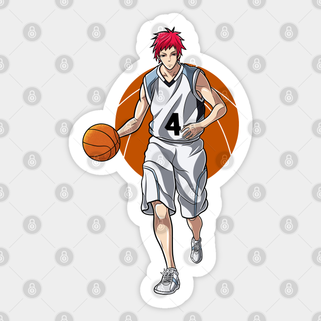 Seijuro Akashi In Action Color Anime And Manga Sticker Teepublic