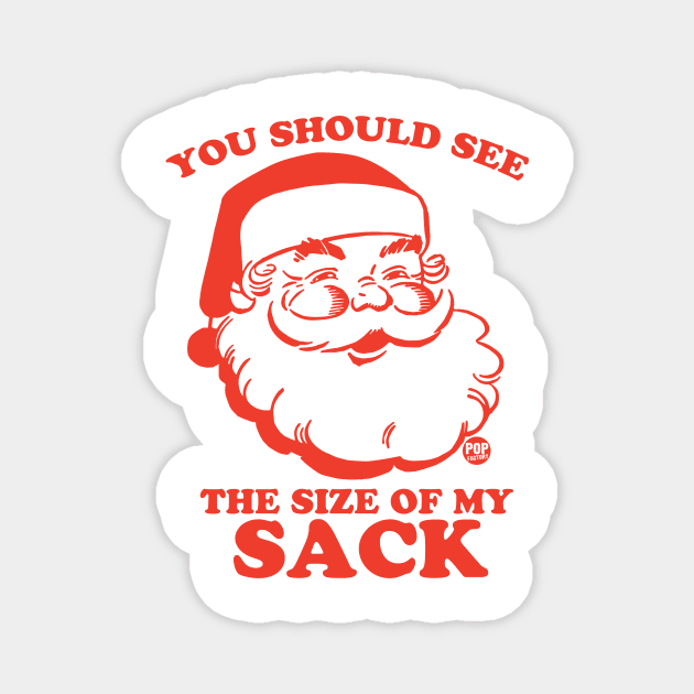 SANTA SACK Magnet by toddgoldmanart