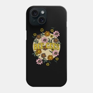 Bee Gees Name Personalized Flower Retro Floral 80s 90s Name Style Phone Case