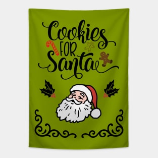 Cookies For Santa Tapestry