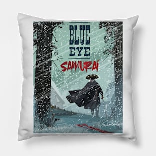 Blue Eye Samurai Pillow