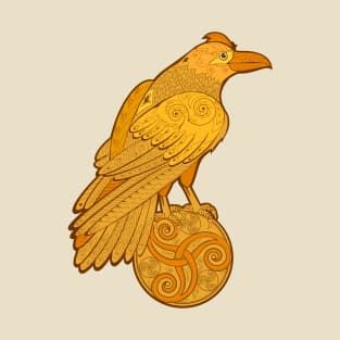 Magic gold crow T-Shirt