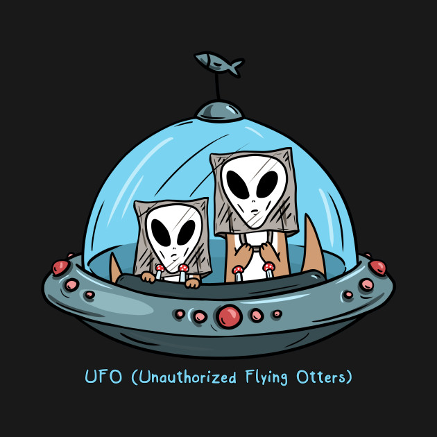 Disover UFO - Otter - T-Shirt