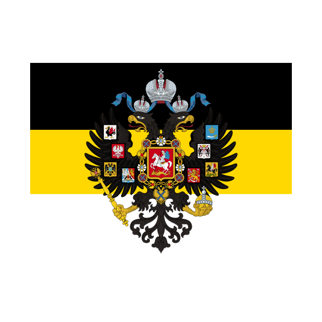 Discover Russian empire coat of arms flag - Russia - T-Shirt