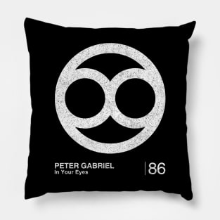 Peter Gabriel / Minimalist Graphic Design Fan Pillow