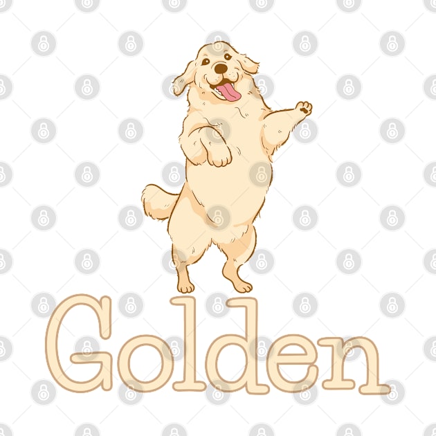 Golden Retriever Quote by HobbyAndArt