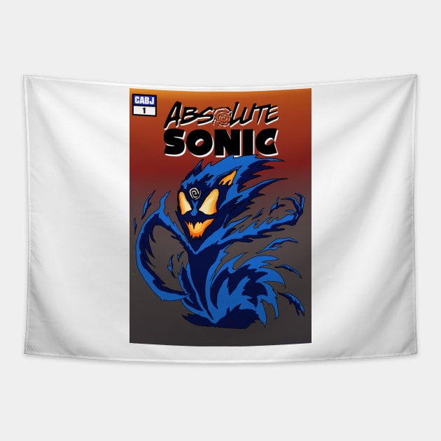 Absolute Sonic - Comic Book Tapestry by ComicArtByJay