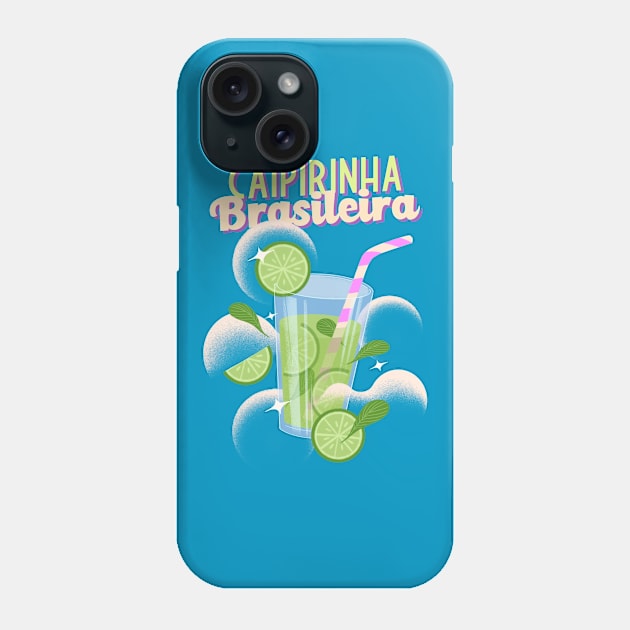 Caipirinha Brazil Brasil Brazilian Mixed Drinks Bartender Phone Case by Tip Top Tee's