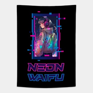 Cyber Futuristic Girl - Anime Shirt Tapestry