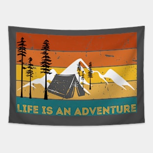 Life Is An Adventure Tapestry
