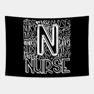 Nurse Typo Shirt Tapestry