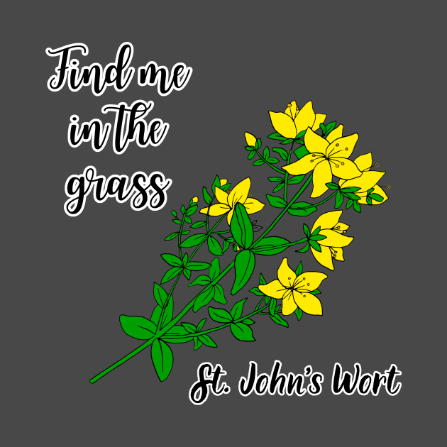 Find me in the grass St. Johns Wort by Kamila's Ideas