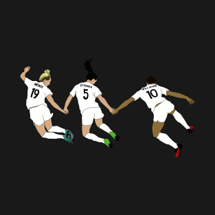 Kristie Mewis, Kelley O'Hara, Lynn Willliams Gotham FC Celebration T-Shirt