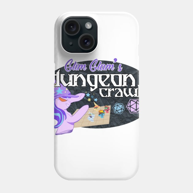 Glim Glam's Dungeon Crawl Shirt Phone Case by dragonrise_studio