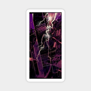 The Tower (Cyberpunk Tarot) Magnet