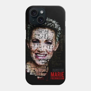 marie fredriksson text art Phone Case